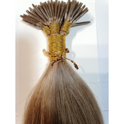 Extensión Cabello Natural Queratina 100 Grs 55cm Rubio Medio