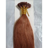 Extension De Cabello Natural Queratina Rubio Cobrizo 55 Cm