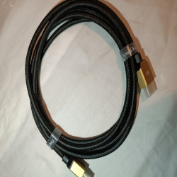 Hdmi 2.1 Cable 8k 60hz 4k 120hz Plateado 48gbps 2metros